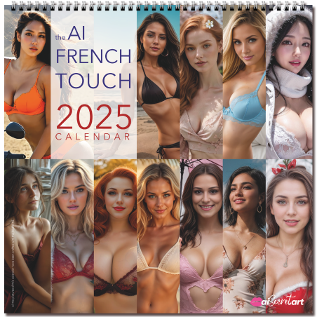 Calendar 2025 - the AI French Touch Girls