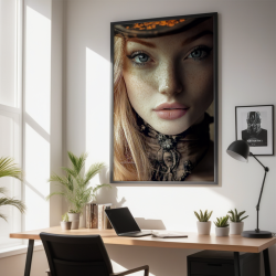 Poster - Steampunk_Face by Willow Wisdom