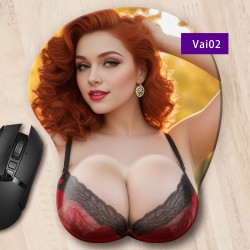 Vai - 3D mouse pad with silicon Boobs/Wrist rest