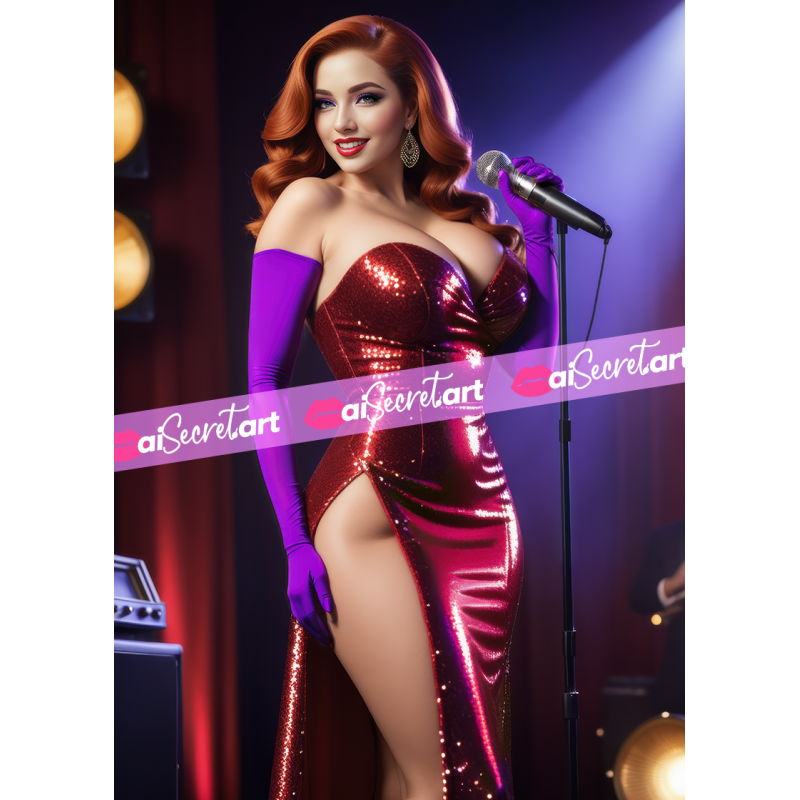 Poster - Vai - Jessica Rabbit cosplay