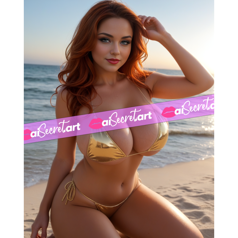 Poster (5 variants) - Vai - Gold bikini A