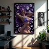 Poster (9 variants) - Diamond Girl - Bouchy AI Art