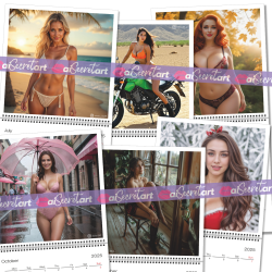 Calendar 2025 - the AI French Touch Girls